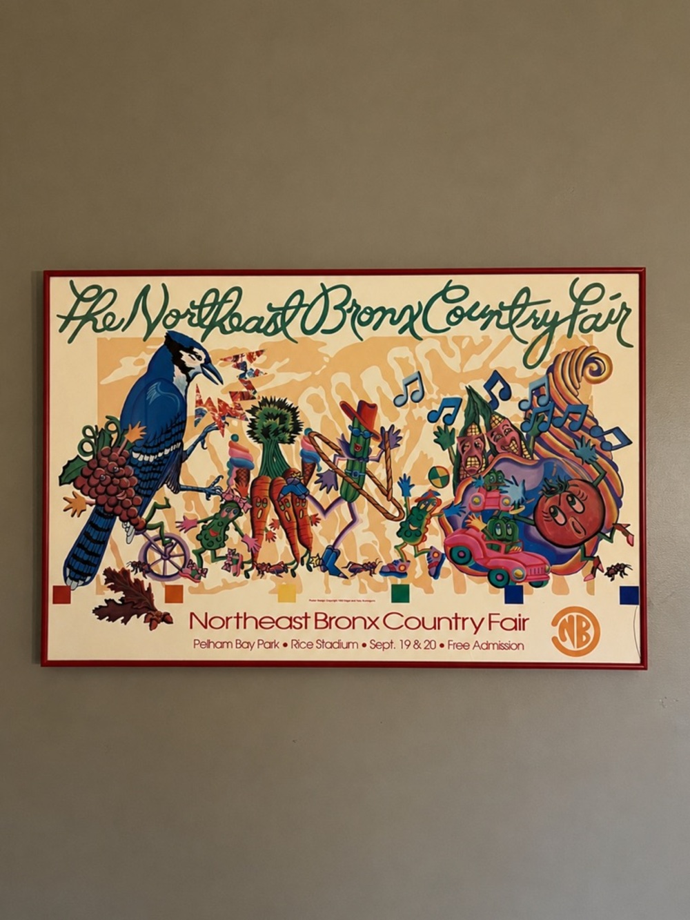 The Northeast Bronx Country Fair 1992 Edgar & Toby Buonagurio Neo Pop Art Print